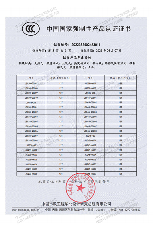 产品证书